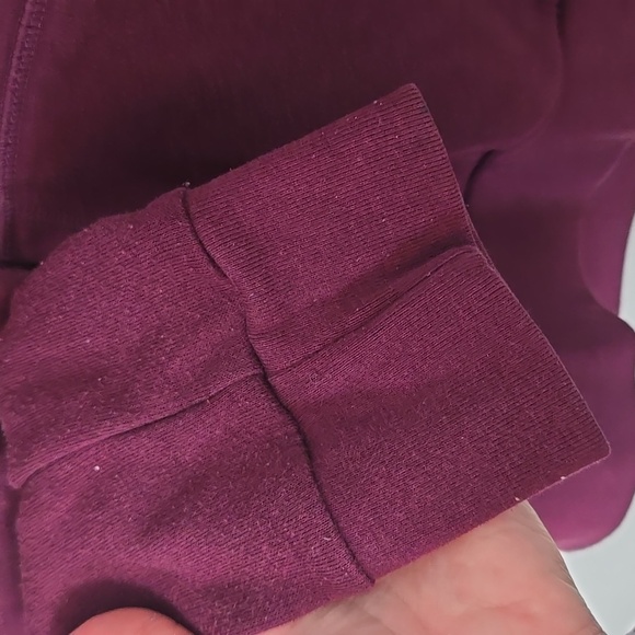 Pink | Maroon 1/4 Zip Sweatshirt Size Large - Picture 8 of 10